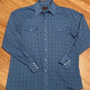 Pearl snap East bond/down. Used/excellent cond